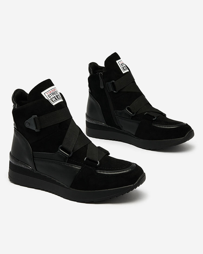 Royalfashion Schwarz Damen-Sportstiefel Sattari