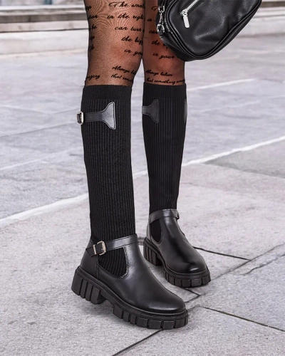 Royalfashion Damen Schlupfstiefel Bizirre