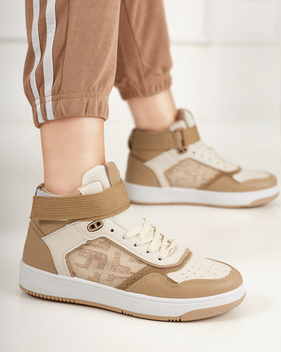 Hellbrauner Damen-Sportschuh mit hohem Schaft Retila - Footwear