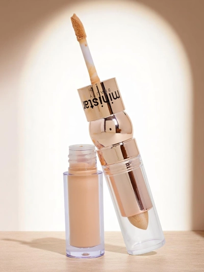 Stick-Highlighter und flüssiger Concealer für das Gesicht 2-in-1 Golden Biscut