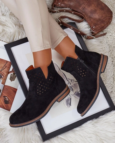 Royalfashion Hellbraune Damenstiefel Rito