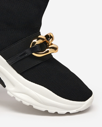 High Deveris Schwarze Sneaker für Damen - Schuhe