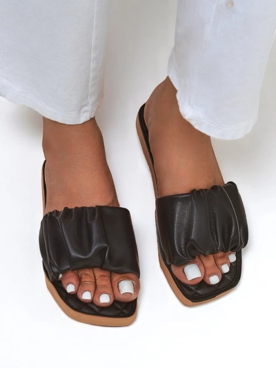 Royalfashion Damen Pantoletten Ivy Belle mit flacher Sohle