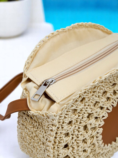 Royalfashion Kleine Strohtasche für Damen Solar Mini