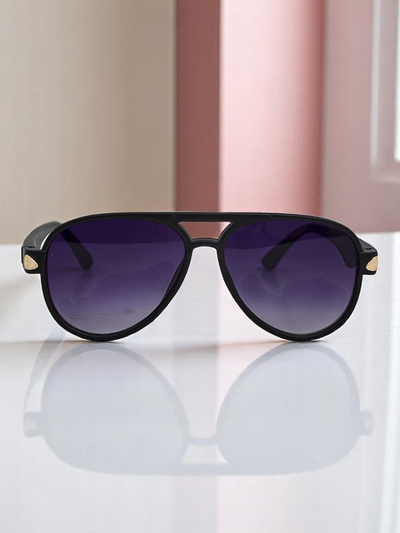 Royalfashion Sonnenbrille mit dekorativen Bügeln Shadow Aviator