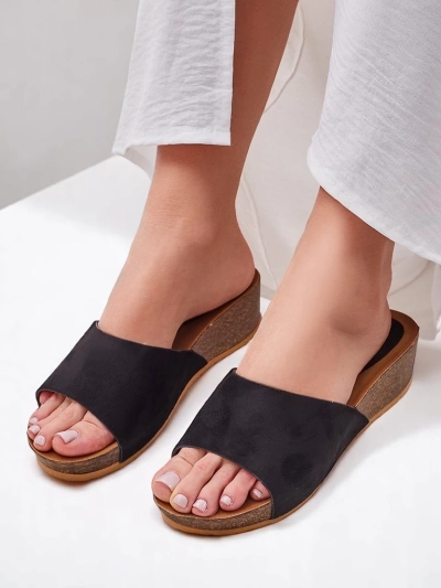 Royalfashion Damen Niedrig-Wedge-Sandalen Maderas