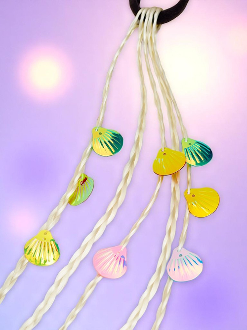 Royalfashion Коси на резинці з мушлями