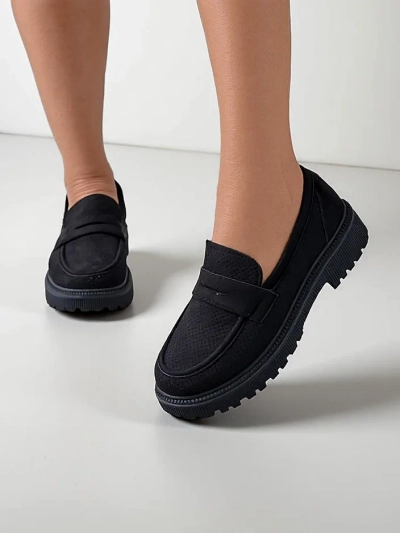 Royalfashion Damen-Eco-Suede-Mokassins Dunes