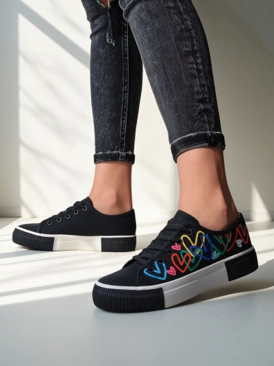 Royalfashion Damen Sneakers mit Druck Sercess