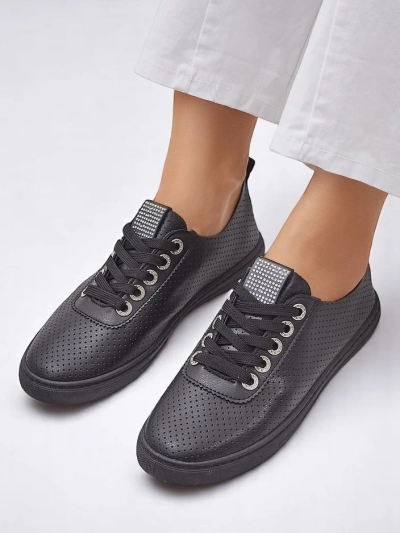 Royalfashion Damen Sneaker mit Strass Cytorrie