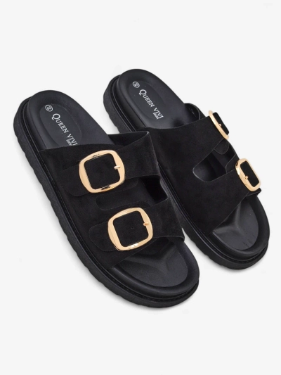 Royalfashion Damensandalen mit Schnallen Moments