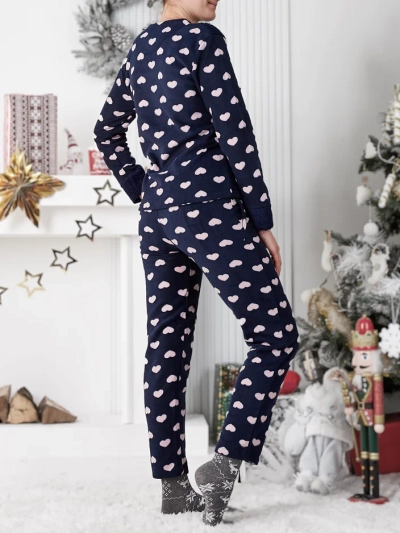 Royalfashion Damen-Pyjamas a'la Polar Happy Sweet Dream
