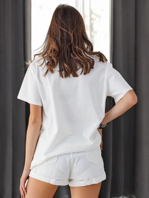 Royalfashion Жіноча бавовняна футболка з кішками