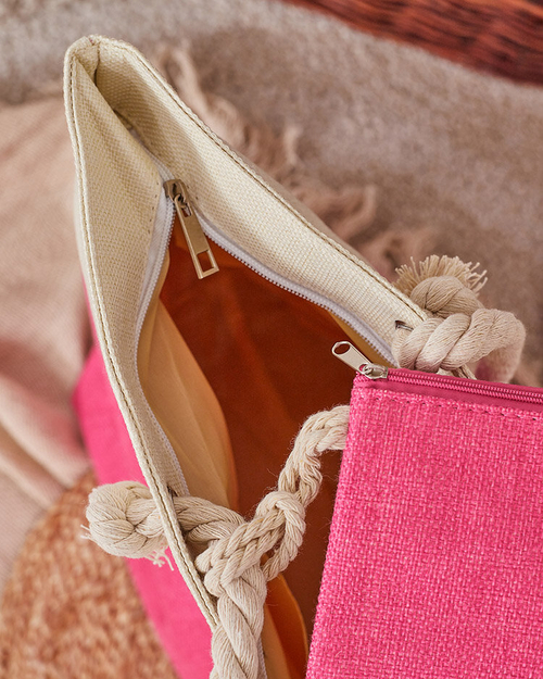 Royalfashion Сумка з тканини зі святковим візерунком через плече