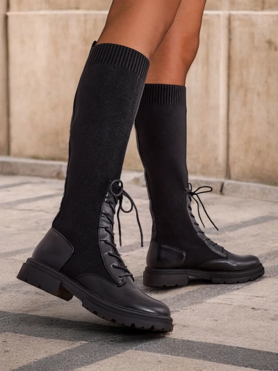 Роялфешн Жіночі шкіряні чоботи Snissi