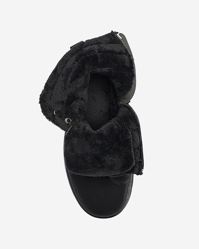 Isolierte Trapper-Stiefel für Damen in schwarzer Farbe Tivica - Schuhe