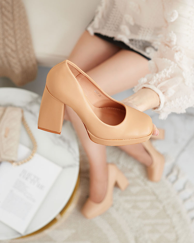 Royalfashion Damen High Post Cellcas Pumps