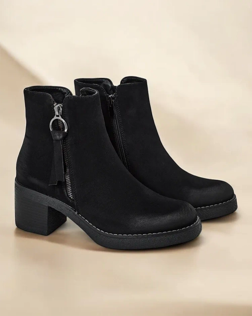 Жіночі ботильйони Royalfashion кольору моркв'яні