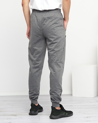 Graue Herren-Jogginghose mit Taschen - Kleidung