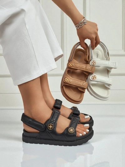Royalfashion Damen-Sandalen mit dickerer Sohle Vivere