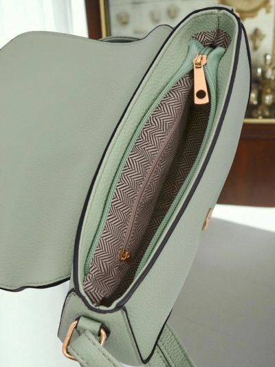 Royalfashion Kleine Damenhandtasche aus Ökoleder Moderno Viva