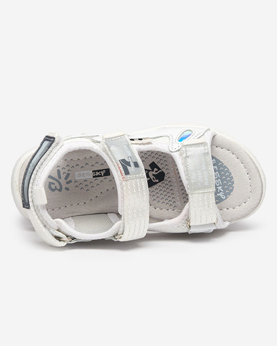 Weiße Kindersandalen mit Berigi-Patches - Footwear