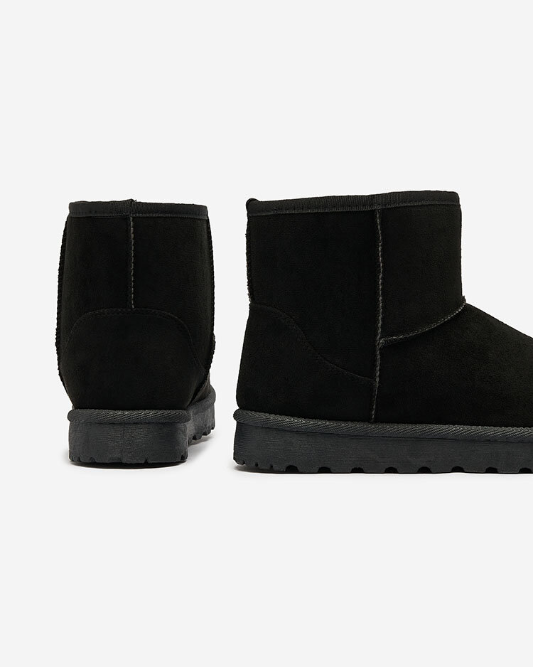 Royalfashion Schwarze Stiefel a'la Schneestiefel für Damen Nerlea