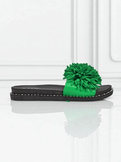 Royalfashion Damen Pantoletten Flora Blide mit flacher Sohle