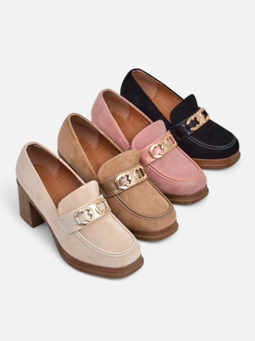 Royalfashion Жіночі мокасини на блоці Qeroy