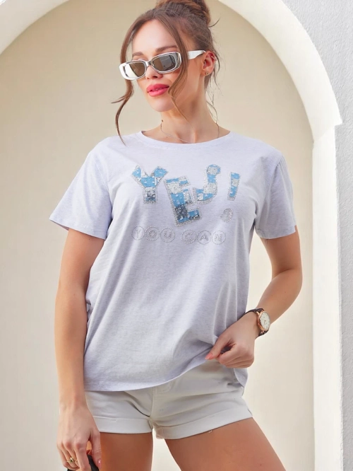 Royalfashion Жіноча бавовняна футболка Так!