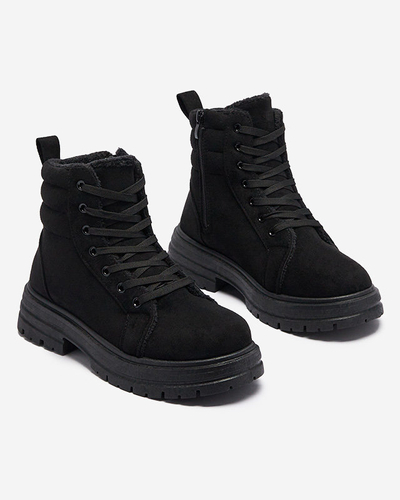 Isolierte Trapper-Stiefel für Damen in schwarzer Farbe Tivica - Schuhe
