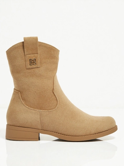 Damen Stiefeletten aus Öko-Wildleder Kelmoria