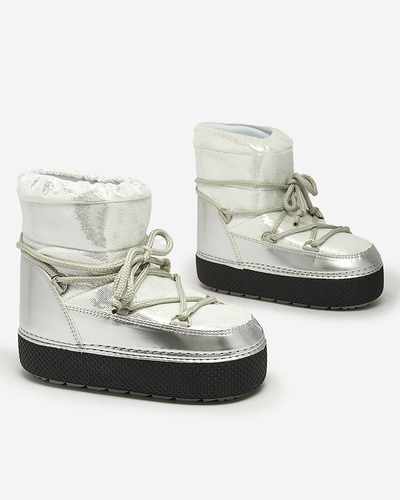 Royalfashion Damen-Schneestiefel zum Schnüren Yevnoie