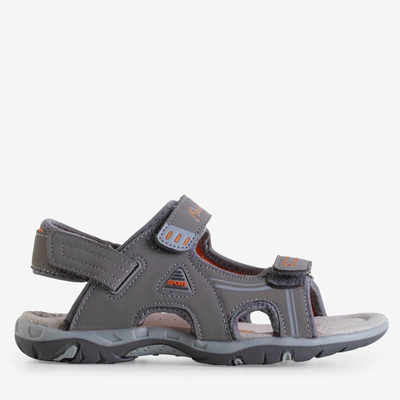 Graue Monekin-Klettsandalen für Jungen - Schuhe