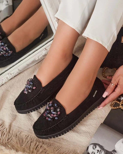 Royalfashion Жіночі ажурні мокасини з бісеру Namis