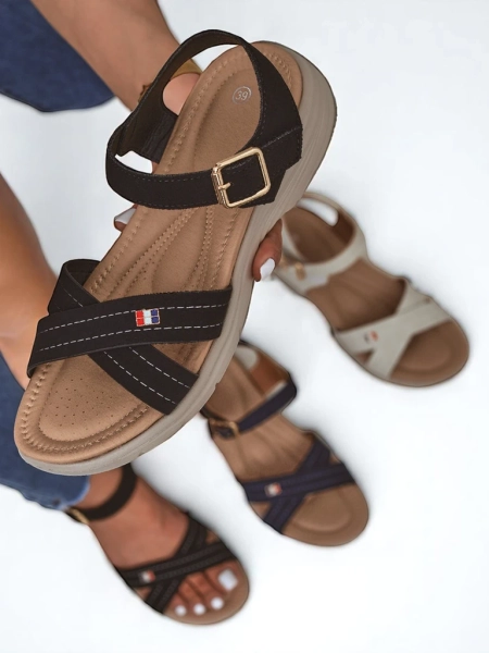 Royalfashion Damen Flache Sandalen Nirras