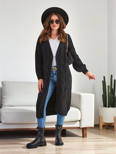 Royalfashion Damen Strickponcho Pullover