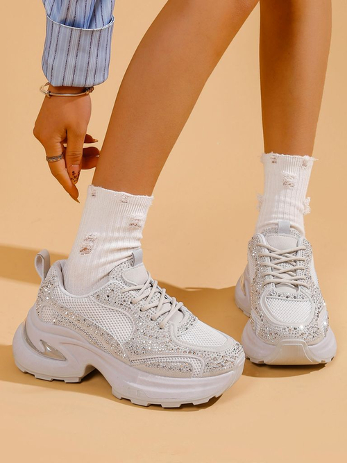 Royalfashion Жіночі спортивні кросівки з стразами Bloss