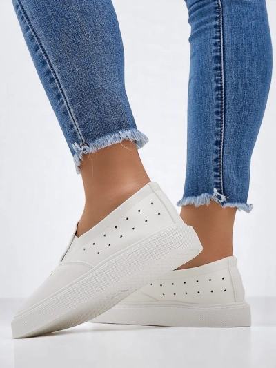 Royalfashion Damen perforierte Slipper Emayla