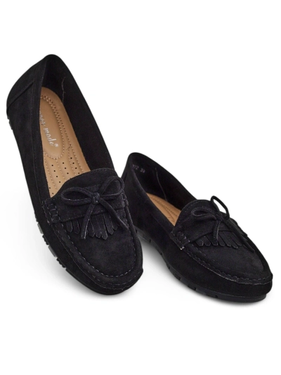 Royalfashion Damen Eco-Suede Mokkasins Etette