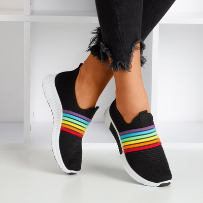 Різнокольорові жіночі спортивні черевики-ковзання - Взуття 1