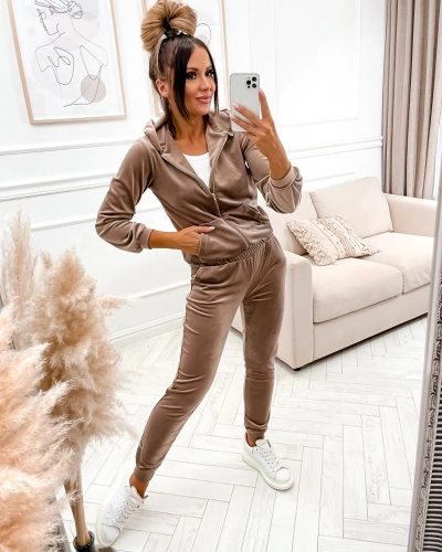 Комплект жіночих світшотів Royalfashion світло-коричневий