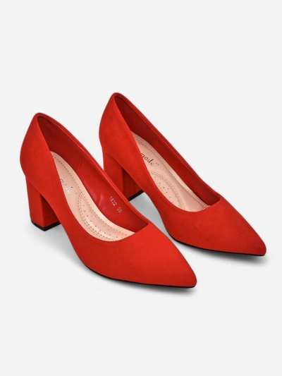 Royalfashion Damen Pumps aus ökologischer Wildleder Ugandes