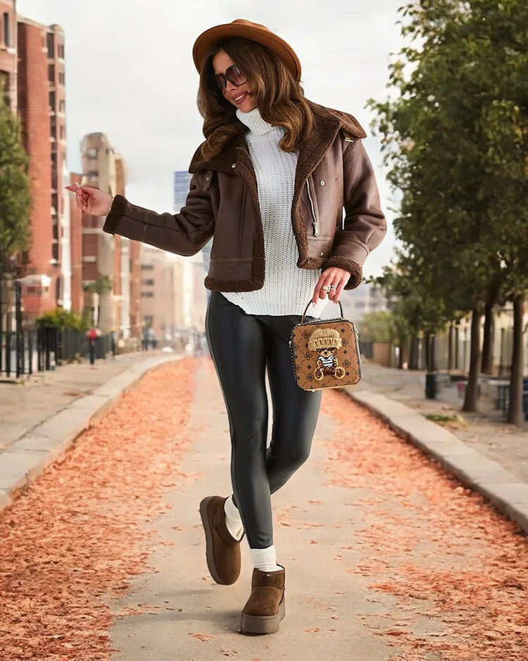 Royalfashion Damen Bikerjacke