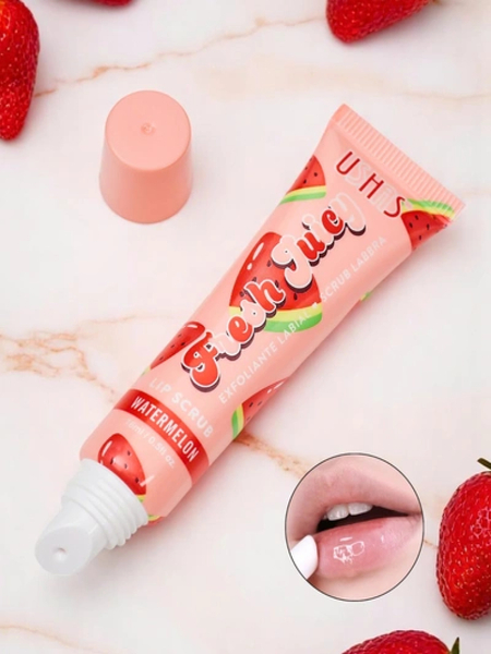 Wassermelonen-Lippenpeeling