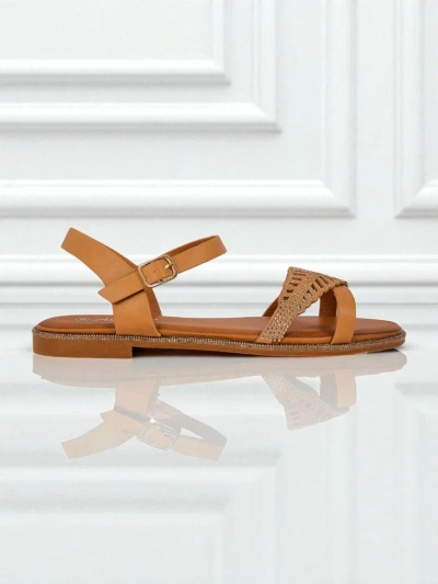 Royalfashion Damen Sandalen mit flacher Sohle Willow Grace