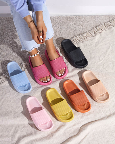 Grüne Gummislipper mit Torika-Prägung - Footwear