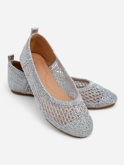 Royalfashion Damen Perforierte Ballerinas Annete