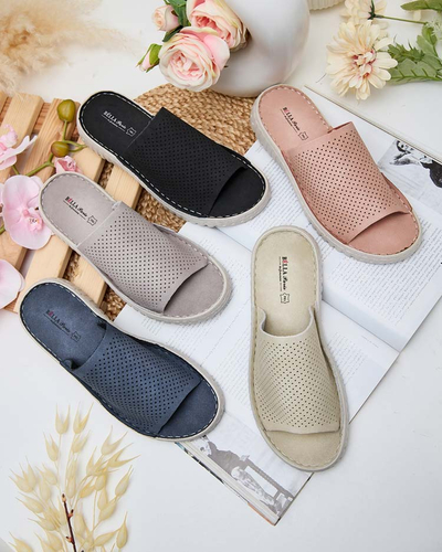 Royalfashion Durchbrochene Damen-Flip-Flops Ererra