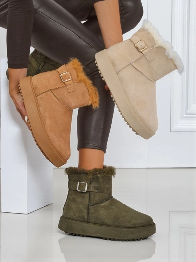 Royalfashion Kurze Damen Schneestiefel Aurelia Classico